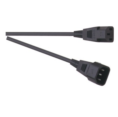 3 Pin IEC Line Plug to IEC Line Socket 2mt Extension Lead