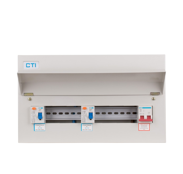 CTI 16 Way 100A Isolator Metal Clad Consumer Unit ZC16-17MC