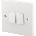 Light Switch 2 Gang 2 Way