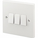 Light Switch 3 Gang 2 Way