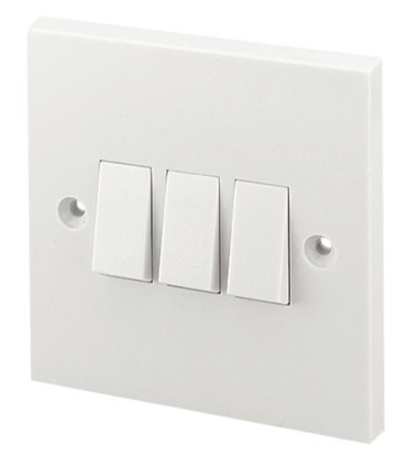 Light Switch 3 Gang 2 Way