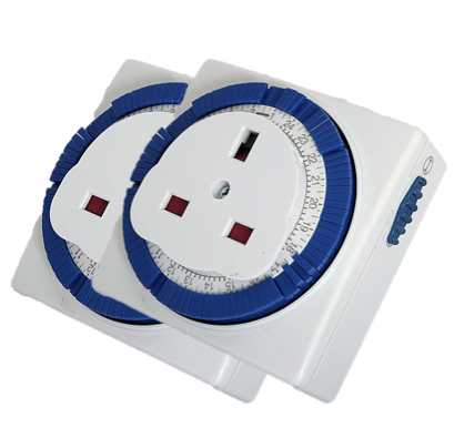 24 Hour Plug In Timer Switch 2 Pack