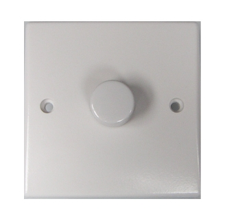 400W Rotary Dimmer Switch 1 Gang 1 Way