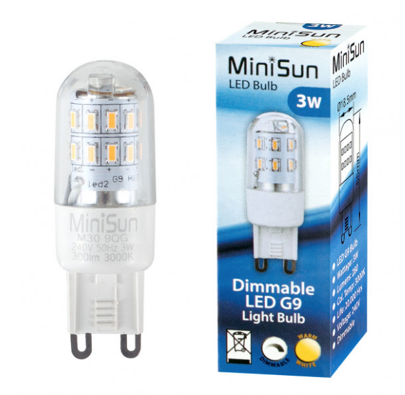 G9 3w Dimmable LED Lamp