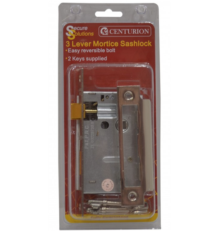 3 Lever Mortice Sashlock - 63MM (2.1/2