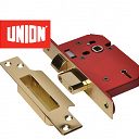 Union StrongBOLT 5 Lever Mortice Sashlock Brass 68mm 2.5in