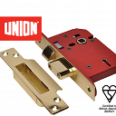 Union StrongBOLT BS3621 5 Lever Mortice Sashlock Satin Brass 68mm 2.5in