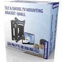 TV Mounting Bracket Small Tilt & Swivel 10