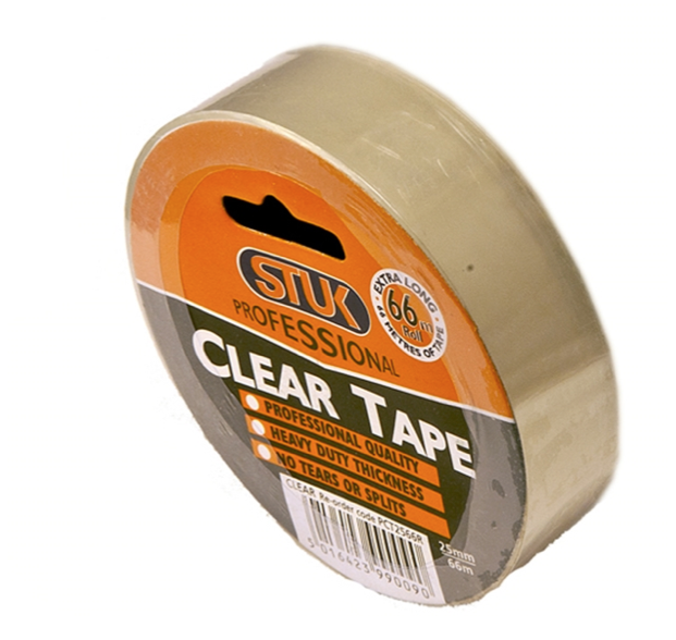 Clear Tape Professional 25mm x 66m