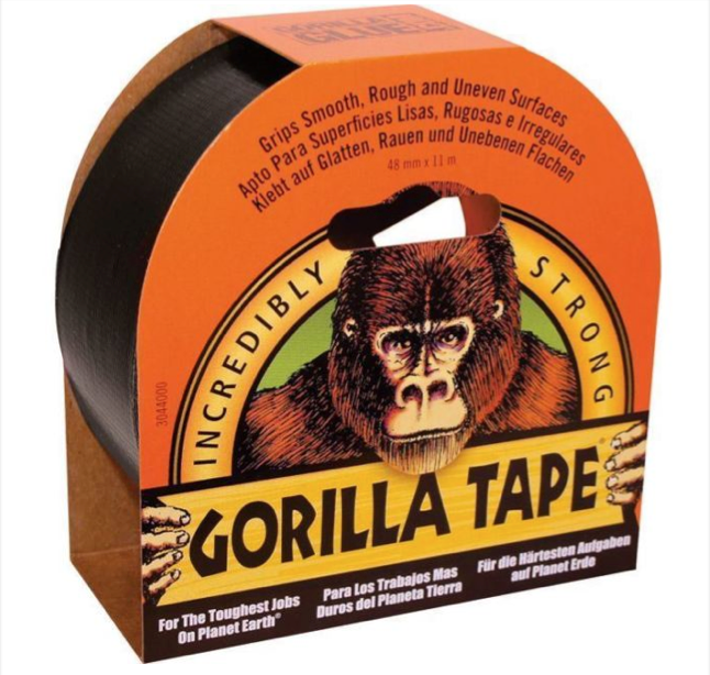 Gorilla Tape Black 48mm x 11m