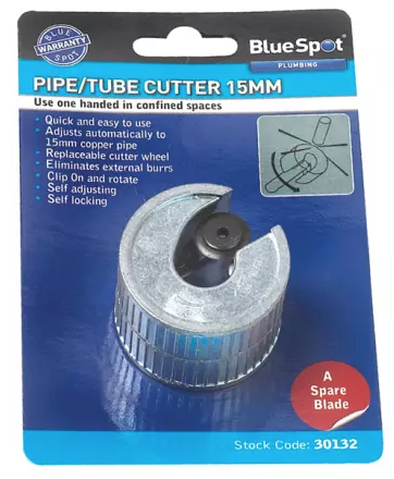 Blue Spot Pipe Slice 15mm