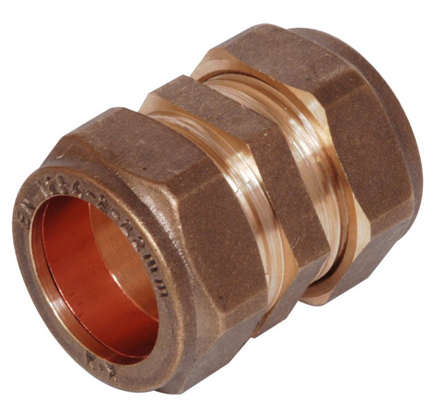 Straight Compression Coupling 22mm