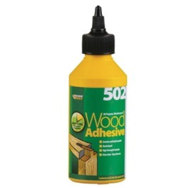 Everbuild Weatherproof Wood Adhesive 502 250ml