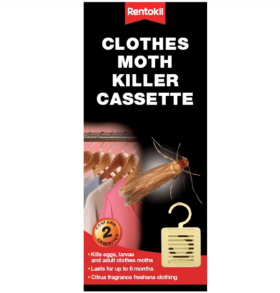 Rentokil Clothes Moth Killer Cassette x 2