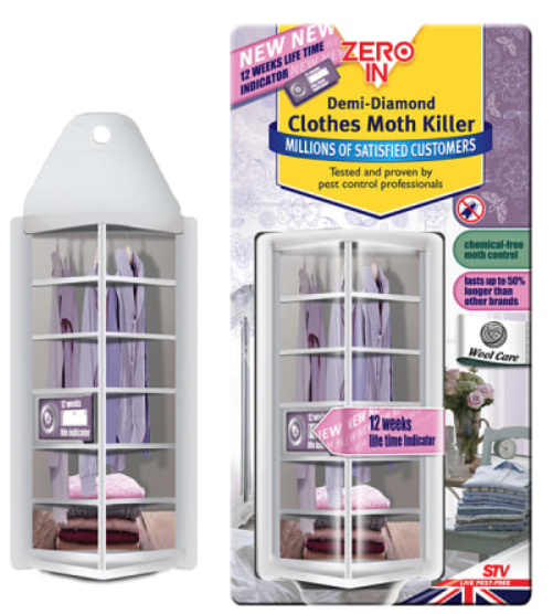 Zero In Demi Diamond Clothes Moth Killer ZER437