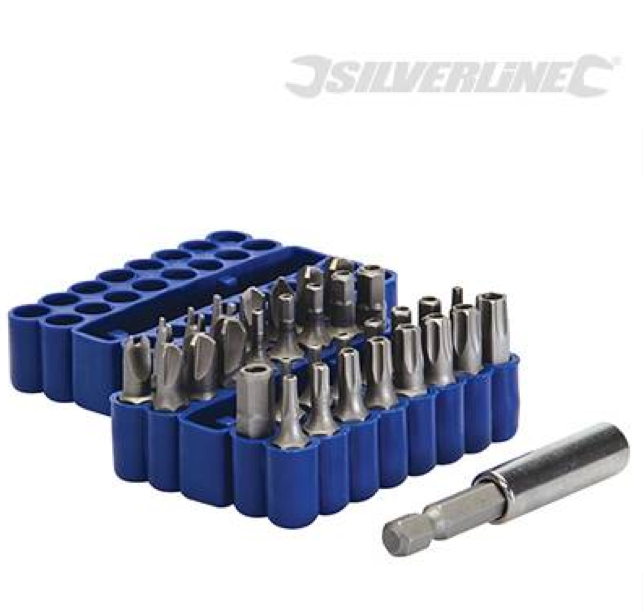 Silverline 909353 Security Bit Set 33pce