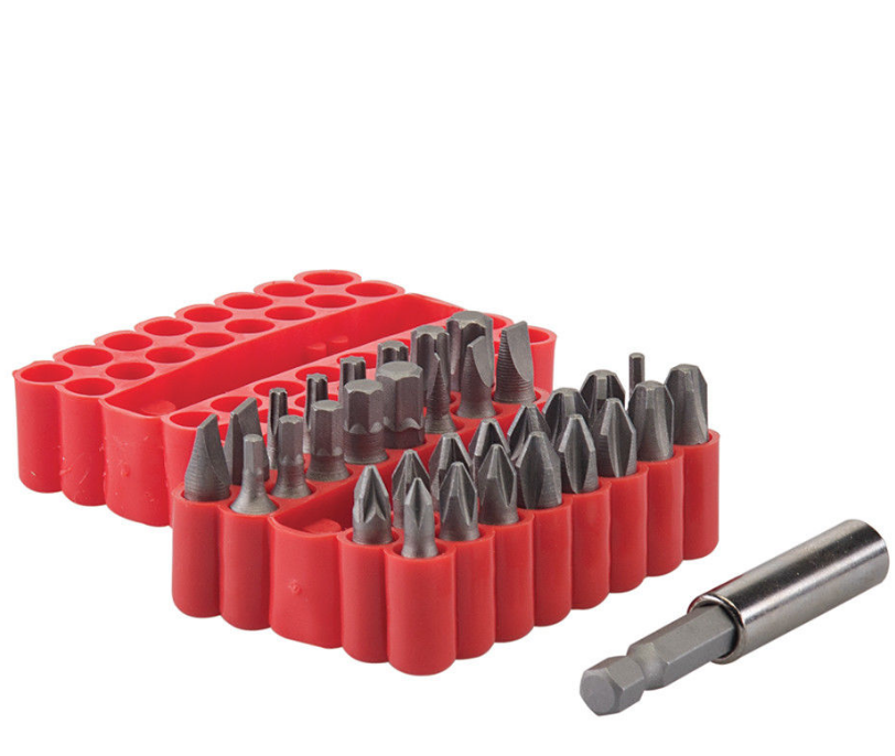 Silverline SB09 25mm Screwdriver Bit Set 33pc