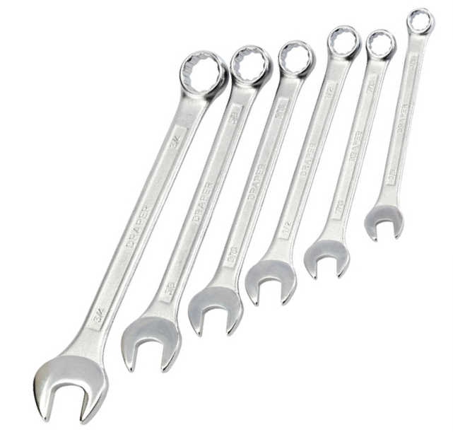 Draper 80900 Imperial AF Combination Spanner set 6 Piece