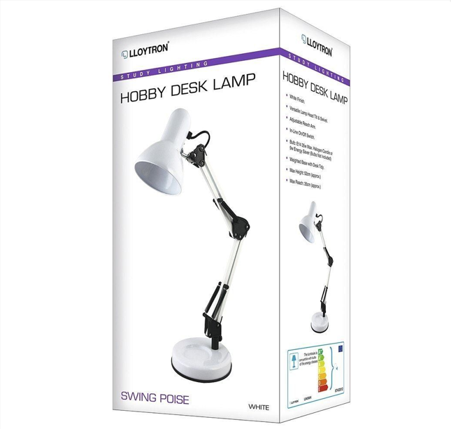 Lloytron L945 Hobby Desk Lamp - White