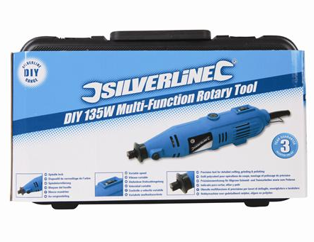 Silverline 249765 DIY 135W Multi-Function Rotary Tool