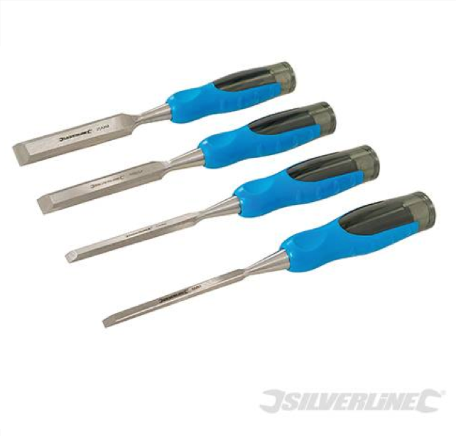 Silverline 633495 Expert Wood Chisel Set 4pce