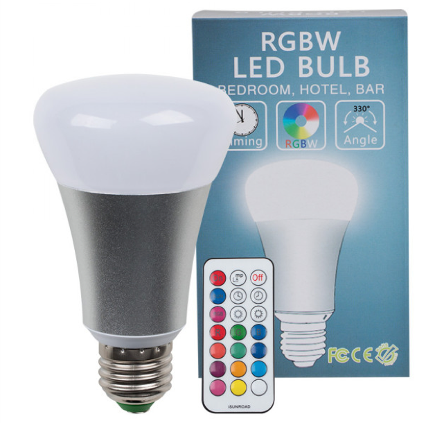 Minisun 10W LED RGB Bulb With Remote Control