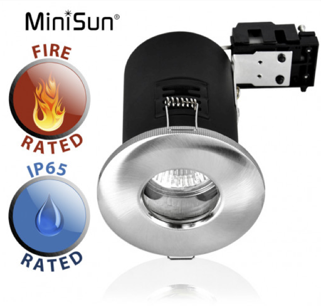 Minisun Fire Rated IP65 GU10 Downlight