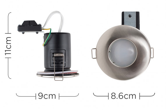 Minisun Fire Rated IP65 GU10 Downlight