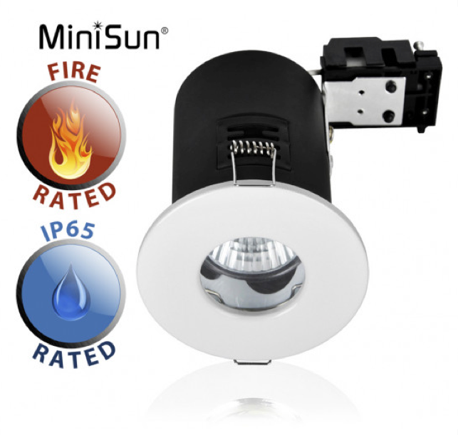 Minisun Fire Rated IP65 GU10 Downlight