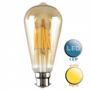 7.5W LED Filament Pear Shaped Bulb AMBER
