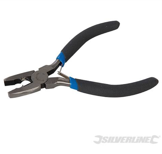 Silverline 598457 125mm Combination Electronics Pliers