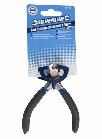 Silverline 427571 105mm End Cutting Electronics Pliers