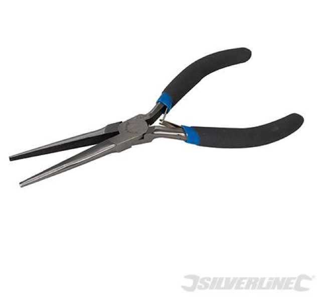 Silverline 282430 150mm Needle Nose Electronics Pliers