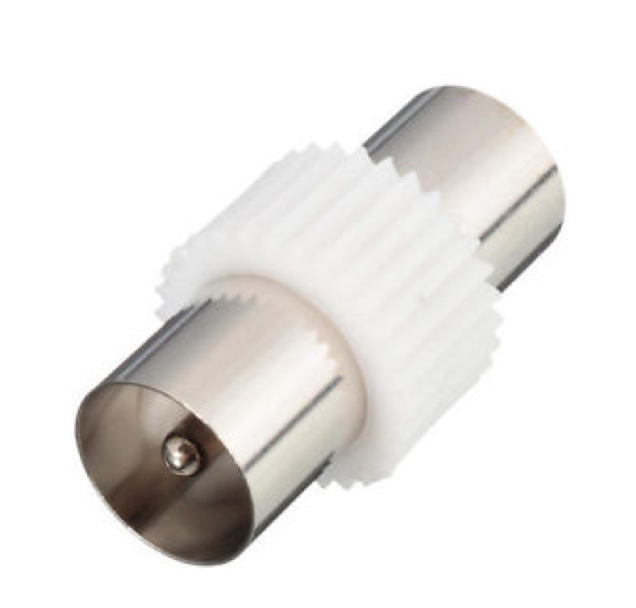 TV Coaxial Cable Coupler Male to Male