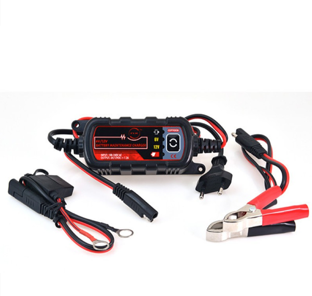 NX Automatic Lead Acid Battery Charger 6-12V/1.2A