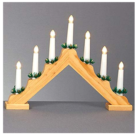 Premier 7 Light Pine Candle Bridge