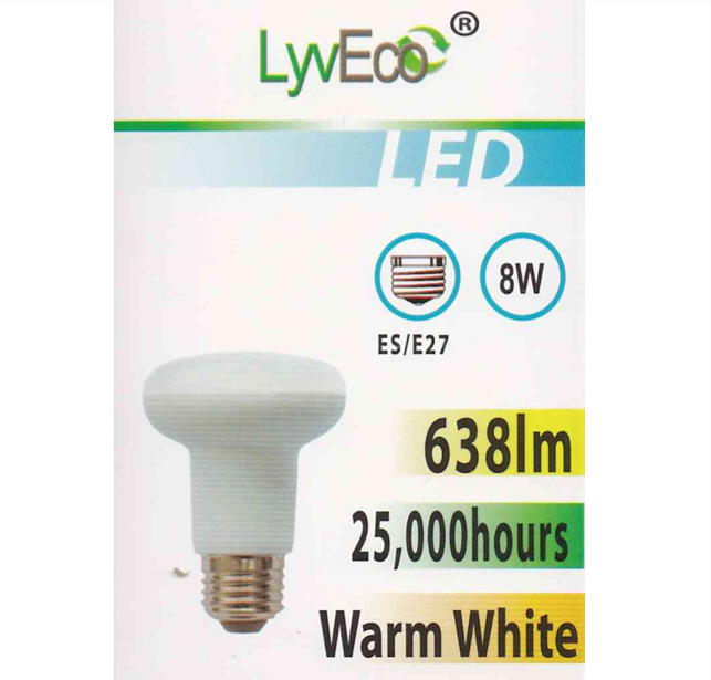 R63 ES Reflector Lamp 8W LED