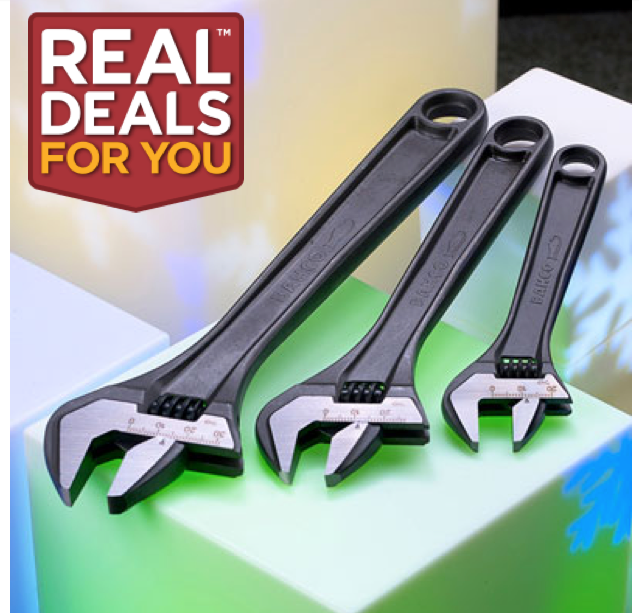 Bahco Adjustable Wrench Triple Pack