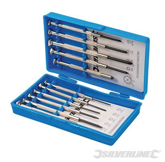 Silverline 633602 Jewellers Screwdriver Set 11pce