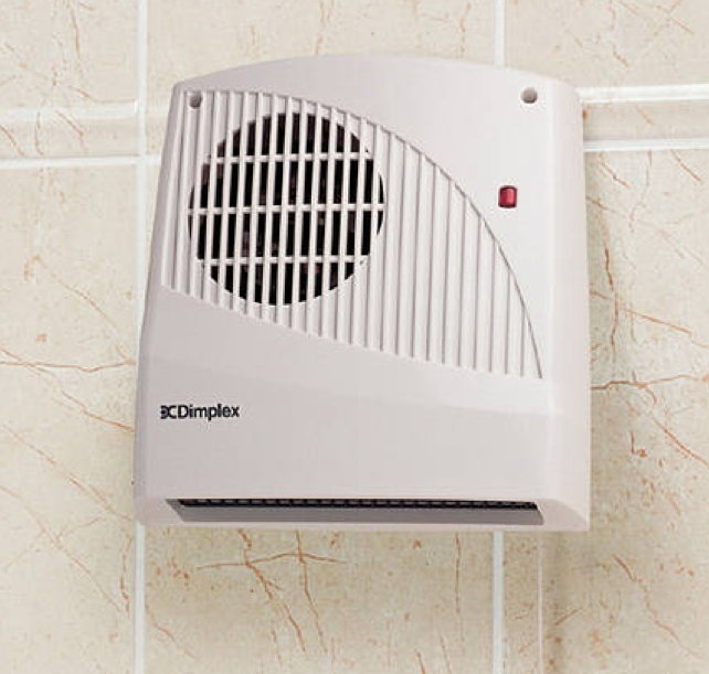 Dimplex FX20VE 2kW Wall Mounted Fan Heater + Timer