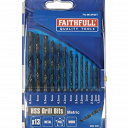 Faithfull FAIM13PSET HSS Drill Bit Set 13pc