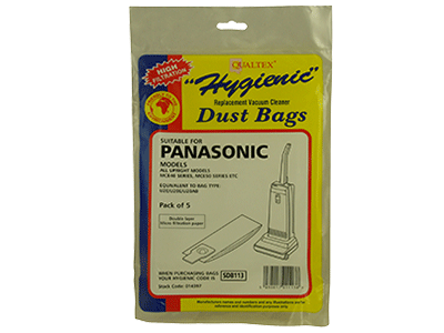 Panasonic Upright Paper Bags x5 SDB113