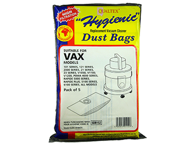Vax Paper Bags x5 SDB152