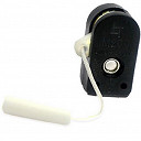 Miniature pull cord switch with side pull action