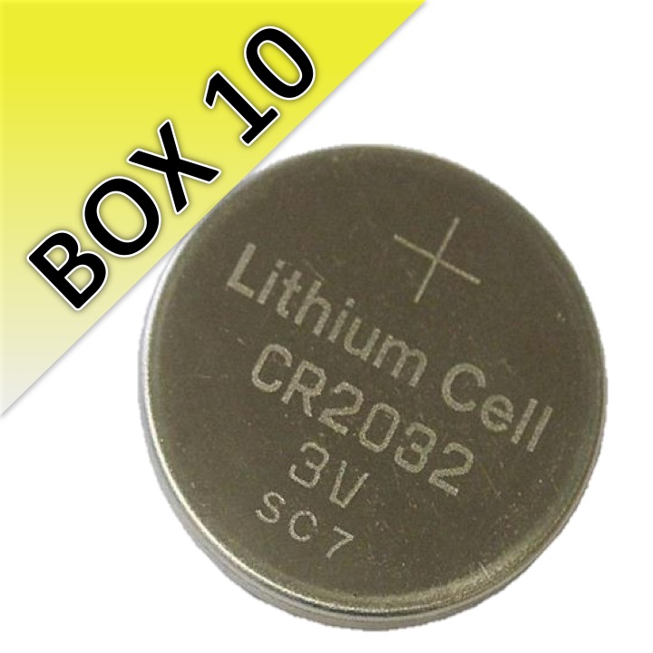 3 Volt Lithium Coin Cell Battery 10 Pack