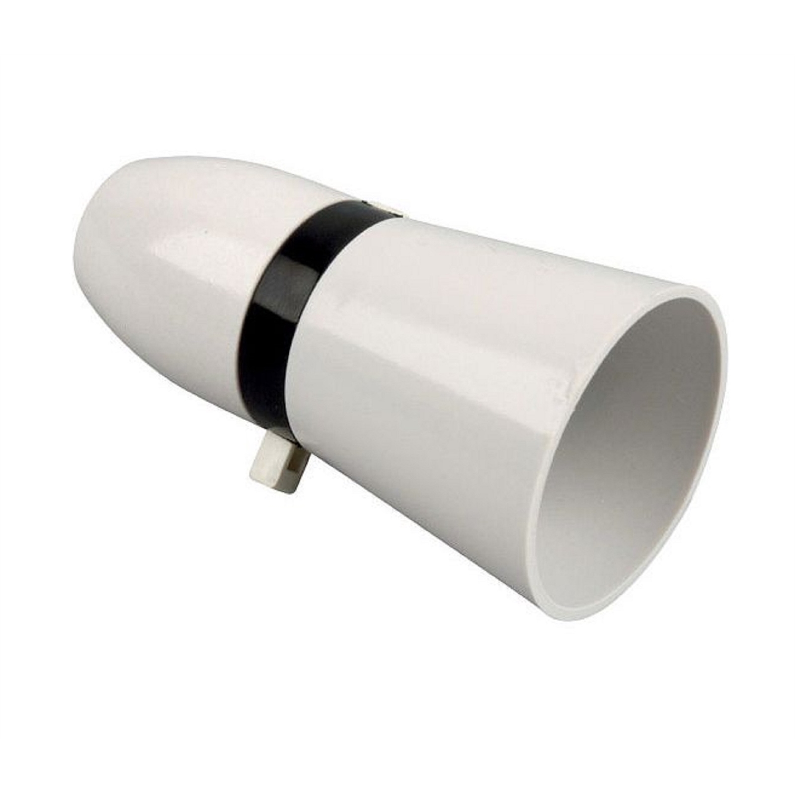 Lampholder BC Switched White Plastic