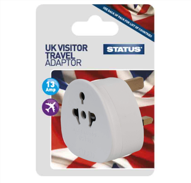 Travel Adaptor For Visitors To UK