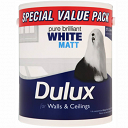 Dulux Matt Pure Brilliant White Paint 3L