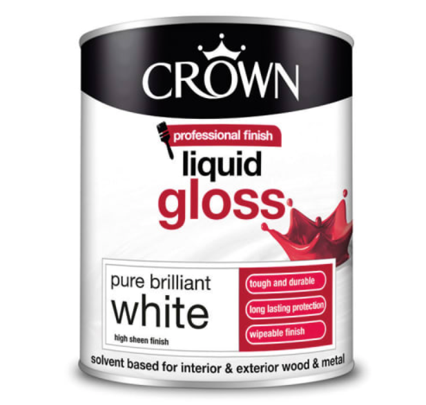 Liquid Gloss Paint Pure Brilliant White 750ml